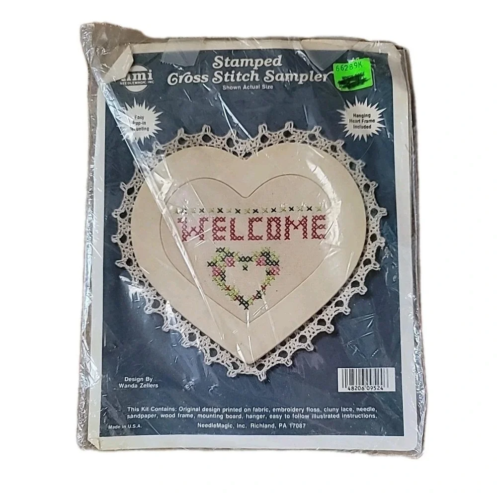 Lot Of 3 Vintage Cross‎ Stitch Kits
